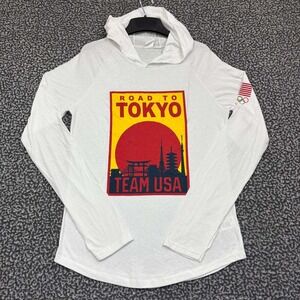 Team USA Olympics Hoodie Women Medium Road to Tokyo Pullover Long‎ Sleeve New M